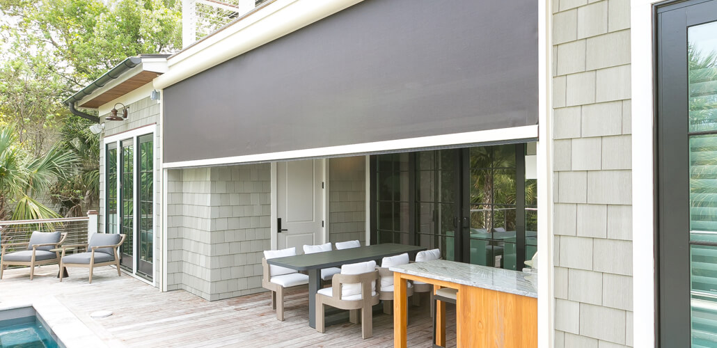 Motorized Outdoor Screens and Shades